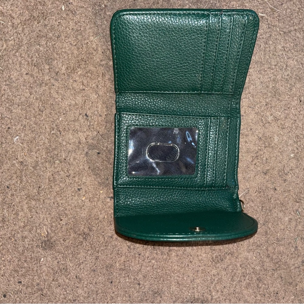 Steve Madden Folded Dark Green Wallet Gem